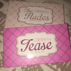 Beauty Creations eyeshadow pallets.